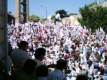 Demonstration after Lebanese Forces Martyrs Memorial